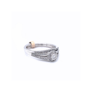 10kt White Gold Diamond Ring set