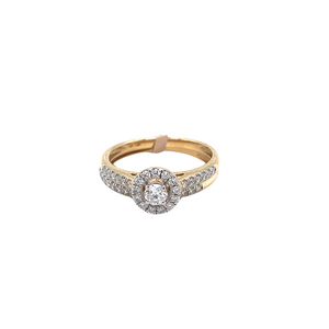 14k Yellow Gold Diamond Ring set