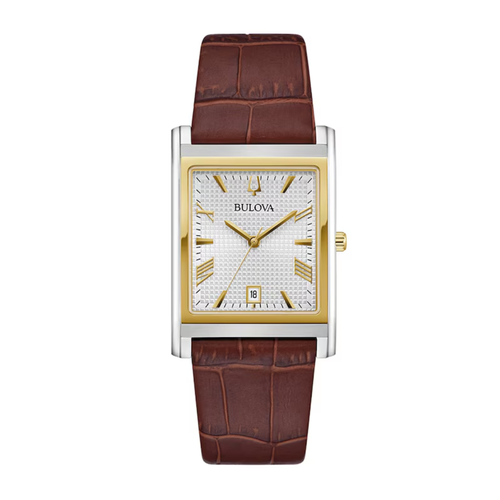 Bulova Classic Sutton Leather Tank Watch 98B430