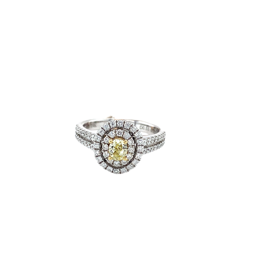 14kt White Gold .83 tw Diamond Ring