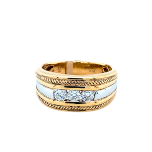 10kt Two-tone Gold .50tw Diamond Ring