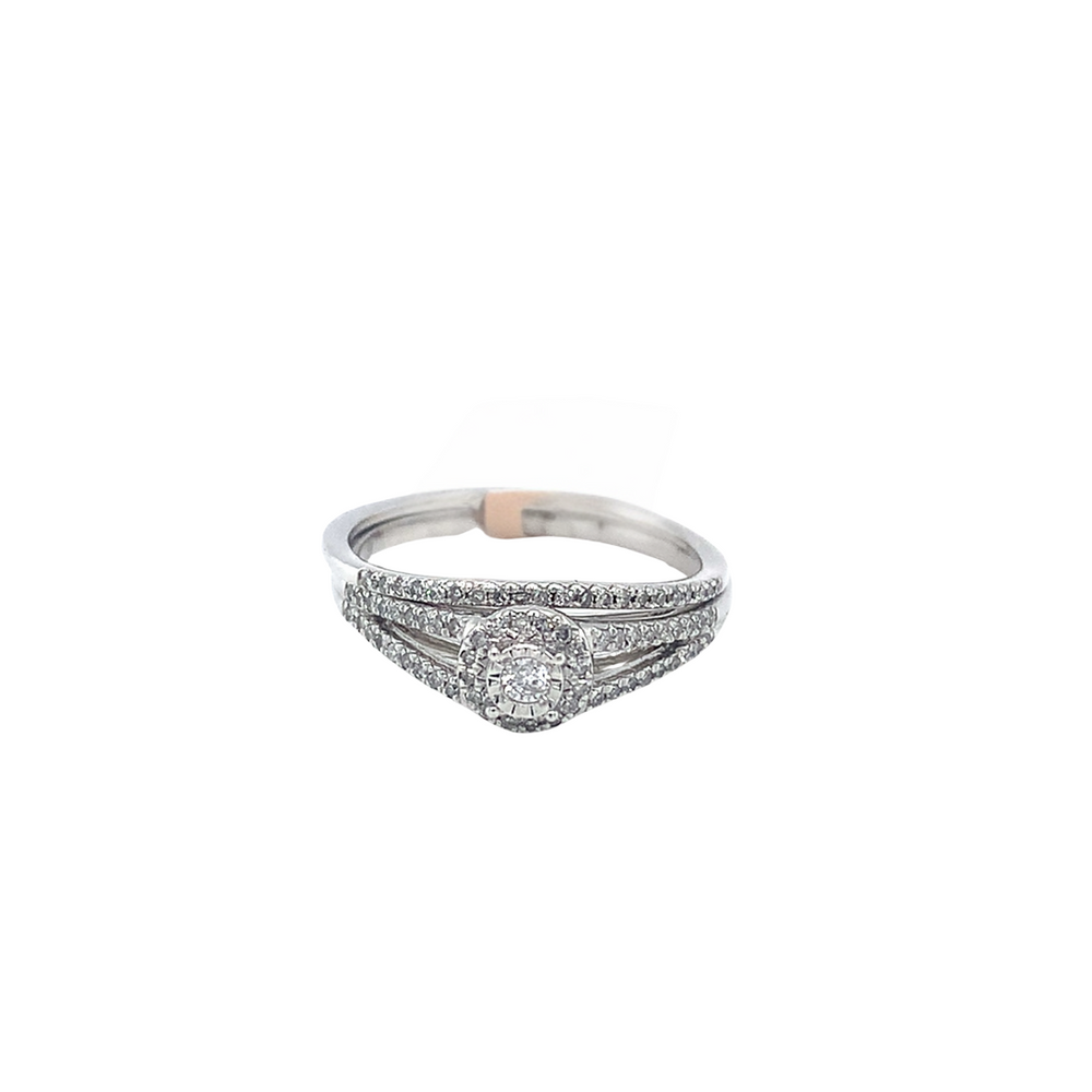 10kt White Gold Diamond Ring set