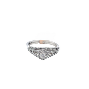 10kt White Gold Diamond Ring set