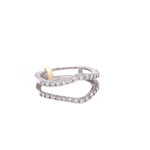 14kt White Gold .72ct Diamond Jacket Ring