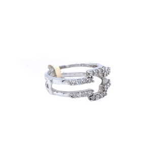 14kt White Gold .50ct Diamond Jacket Ring