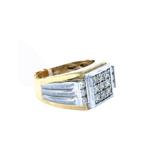 10kt Two Tone 1.00ct Diamond Ring