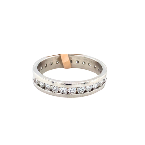 Platinum 0.81tw Diamond Band