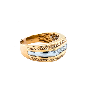 10kt Two-tone Gold .50tw Diamond Ring