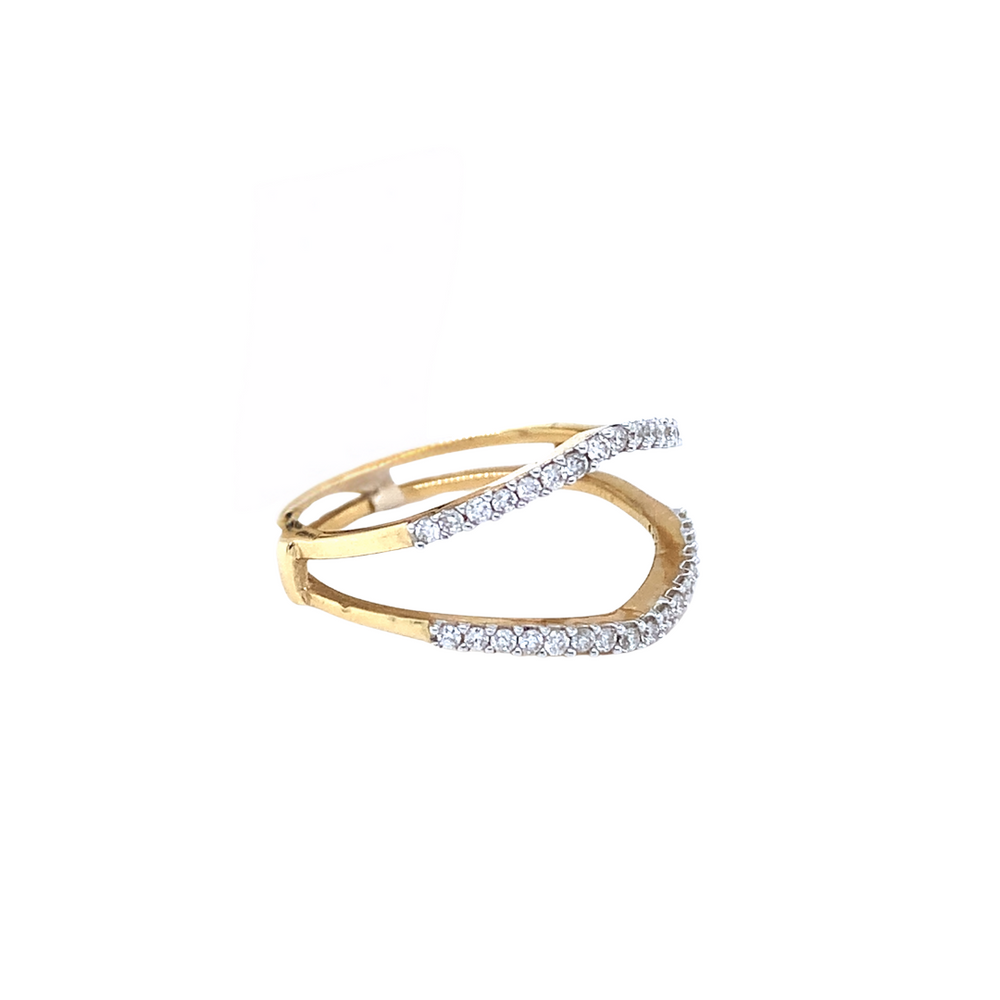 14kt Yellow Gold .25ct Diamond Jacket Ring