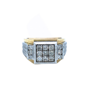 10kt Two Tone 1.00ct Diamond Ring