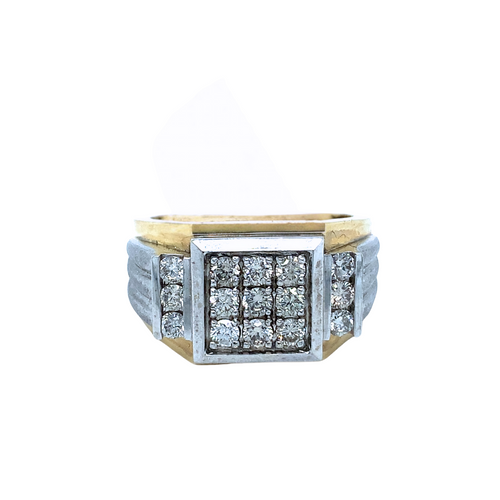10kt Two Tone 1.00ct Diamond Ring