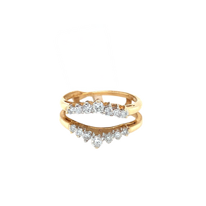 14kt Yellow Gold .30ct Diamond Jacket Ring