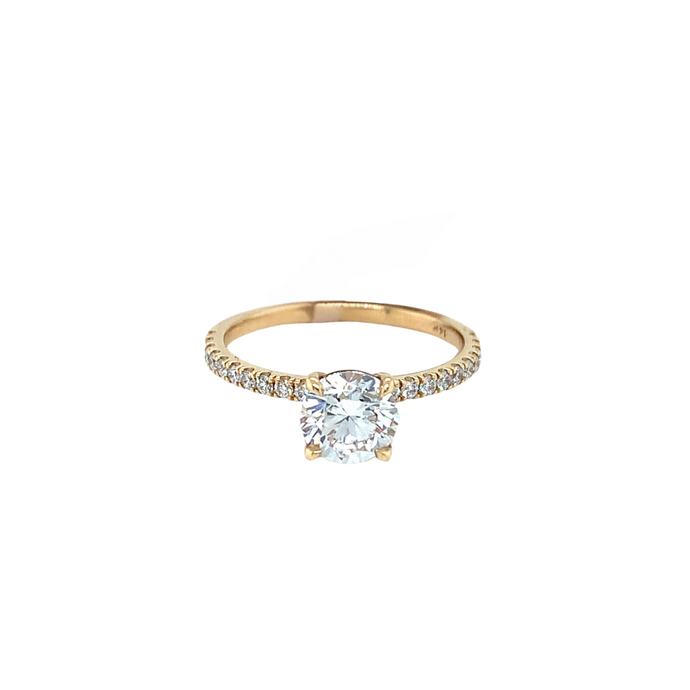 14kt Yellow Gold 1.02 +.20ct Diamond Ring
