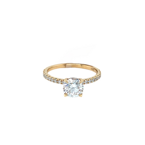 14kt Yellow Gold 1.02 +.20ct Diamond Ring
