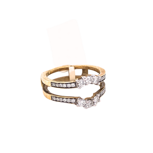 14kt Yellow Gold .50ct Diamond Jacket Ring