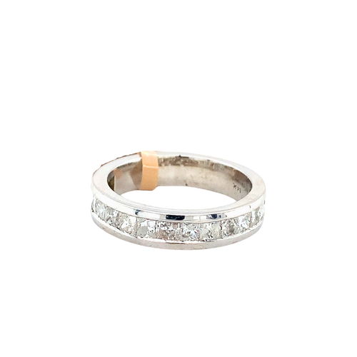 14kt White Gold Diamond Band