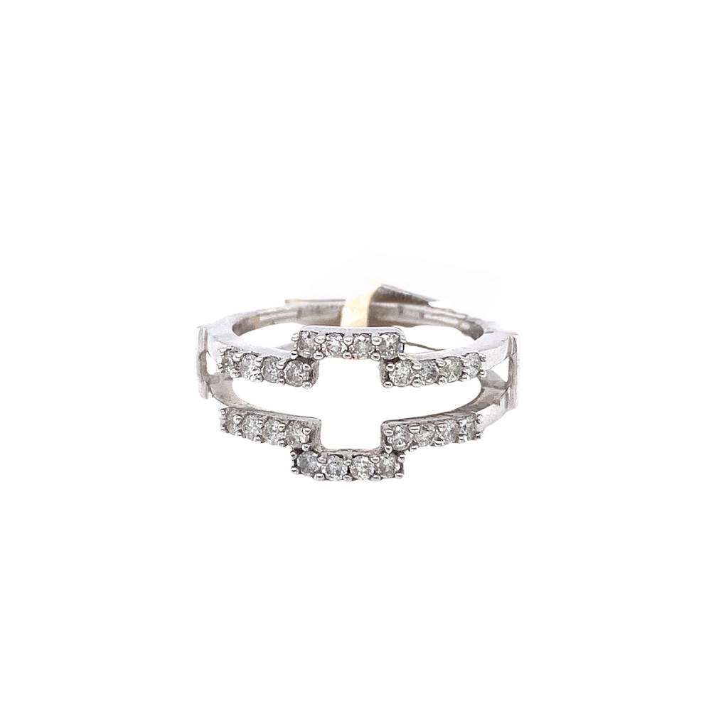 14kt White Gold .50ct Diamond Jacket Ring