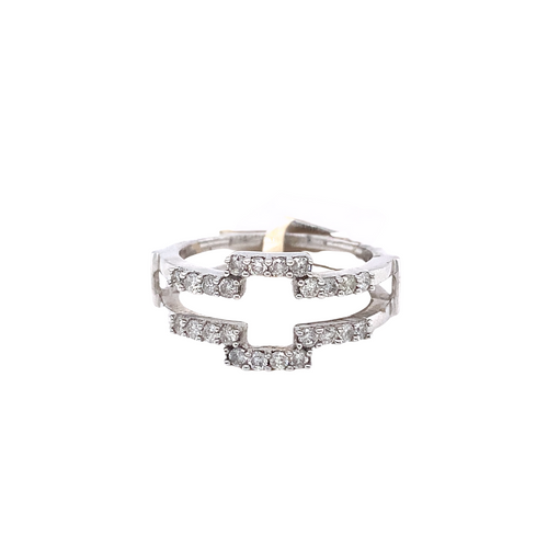 14kt White Gold .50ct Diamond Jacket Ring
