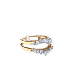 14kt Yellow Gold .30ct Diamond Jacket Ring