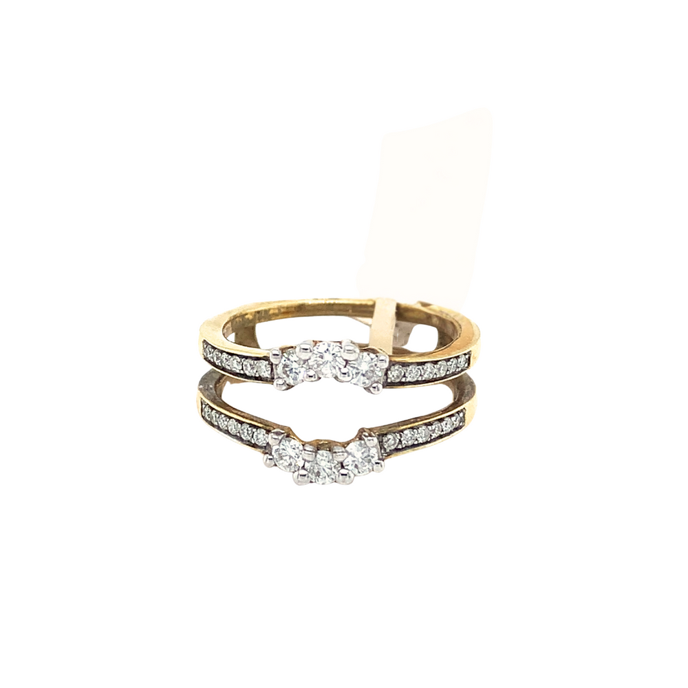 14kt Yellow Gold .50ct Diamond Jacket Ring