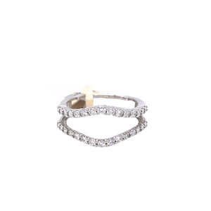 14kt White Gold .72ct Diamond Jacket Ring