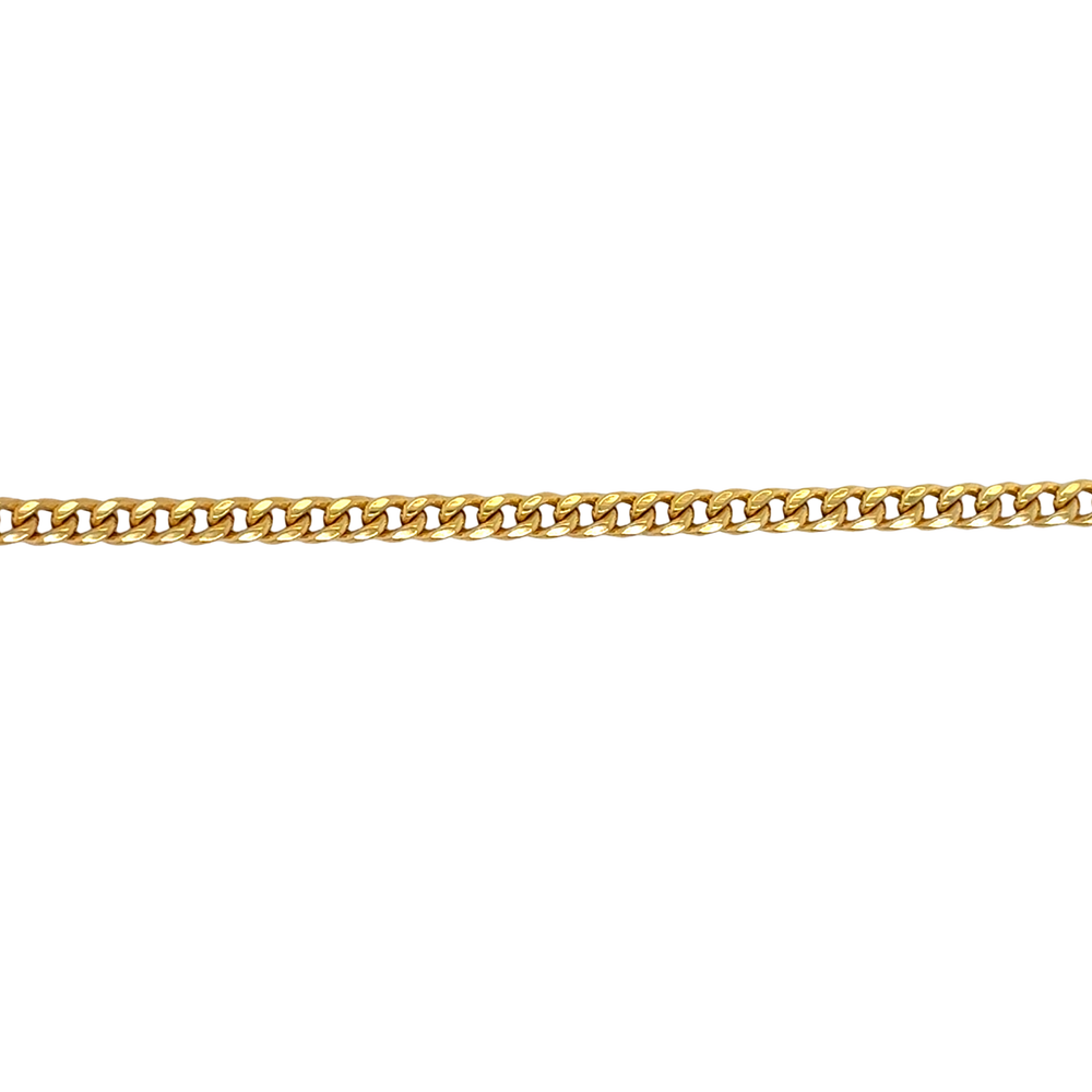 10kt Yellow Gold 3.5mm Curb Anklet