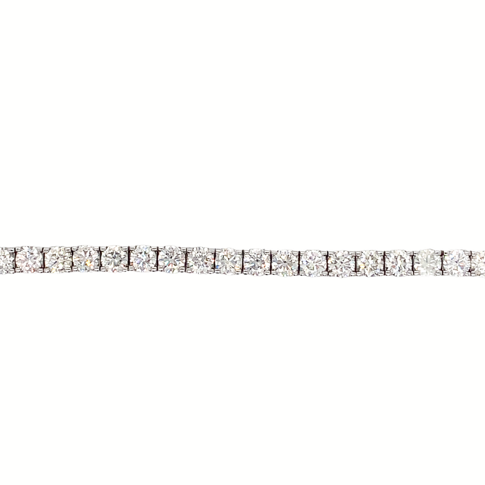 14K White gold Lab Grown Diamond Tennis Bracelet