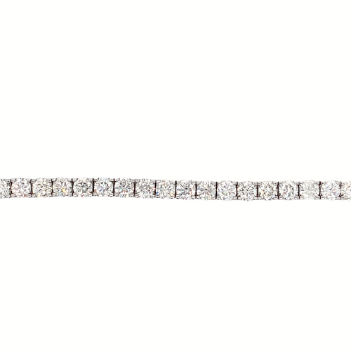 14K White gold Lab Grown Diamond Tennis Bracelet