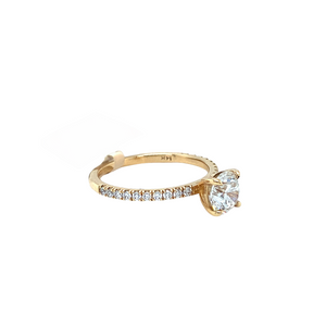 14kt Yellow Gold 1.02 +.20ct Diamond Ring