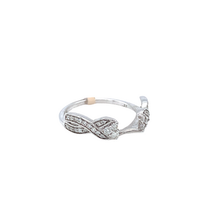 14kt White Gold .25ct Diamond Jacket Ring