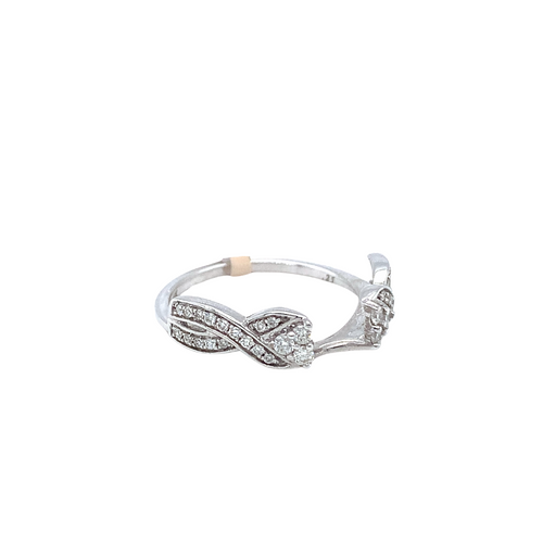14kt White Gold .25ct Diamond Jacket Ring