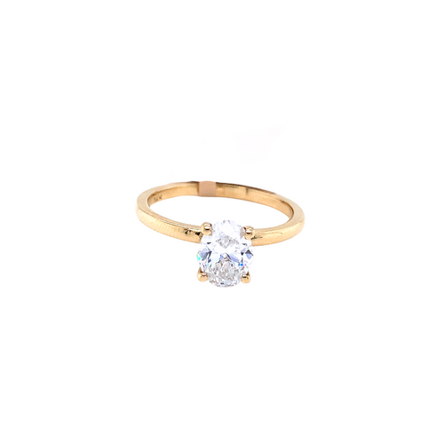 14kt Yellow Gold 1.01 +.06ct Diamond Ring