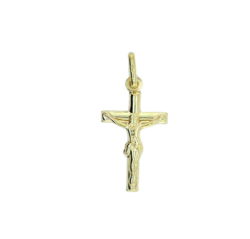 10kt Yellow Gold Crucifix Charm