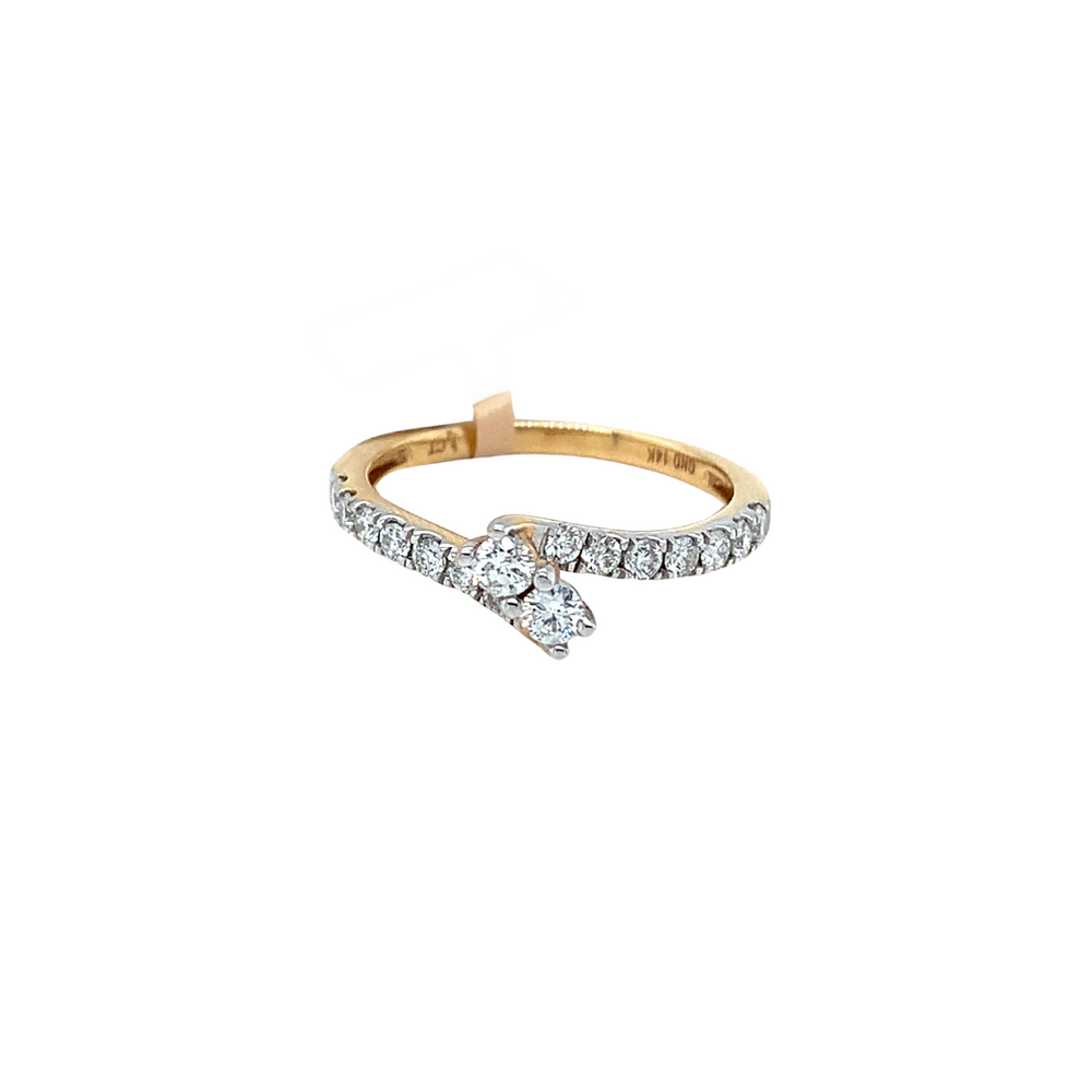 14k Yellow Gold .50ct Diamond Ring