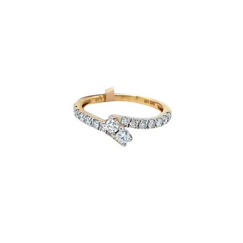 14k Yellow Gold .50ct Diamond Ring