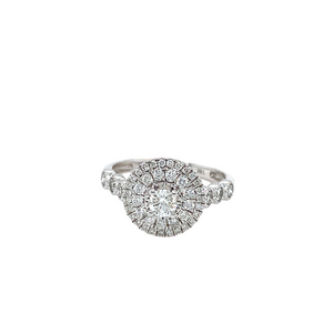 14kt White Gold .80ct Diamond Ring
