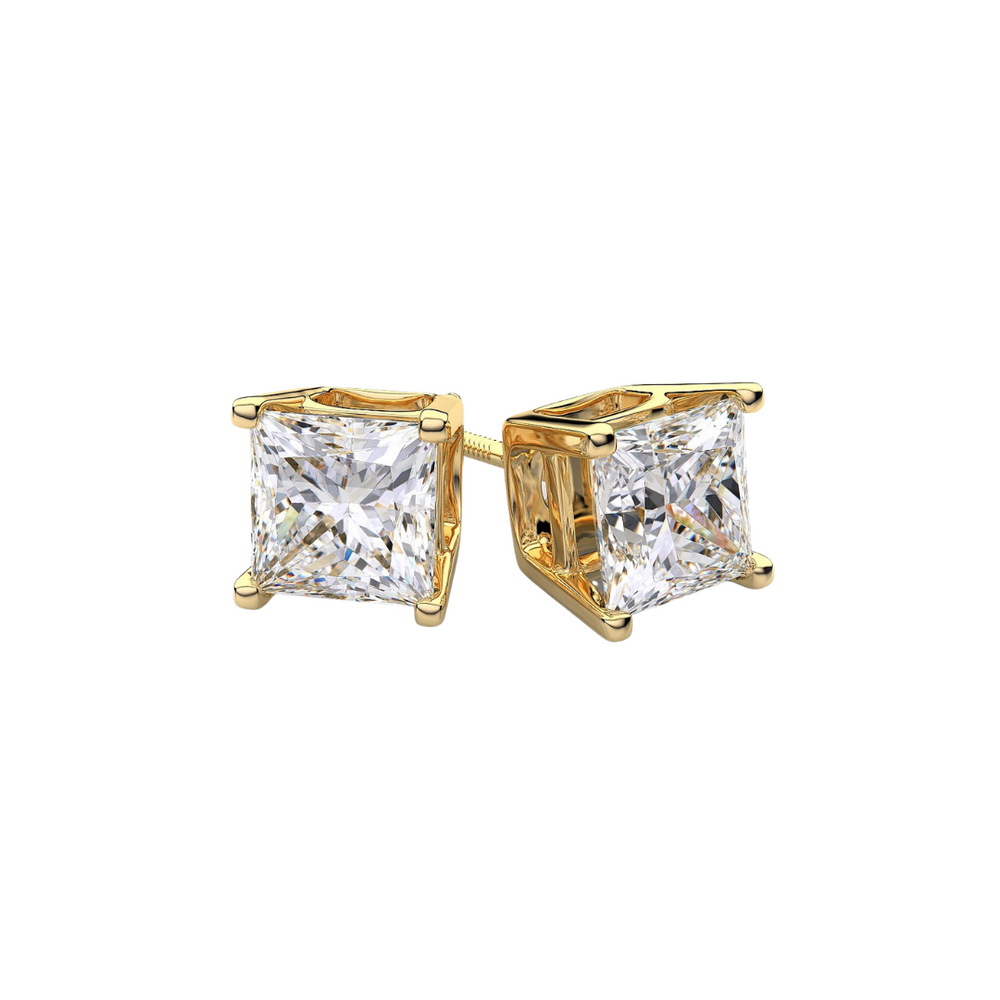 14kt Yellow Gold 1.07tdw Lab Grown Diamond Earrings
