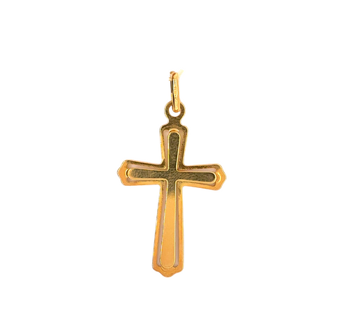 14kt Yellow Gold Cross Pendant