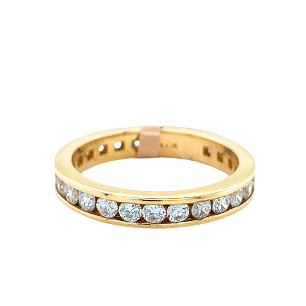 14kt Yellow Gold 0.85tw Diamond Band