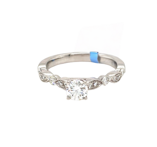 14kt White Gold Lab Grown Diamond Ring