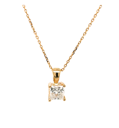 14kt Yellow Gold Lab Grown Diamond Pendant