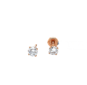 14kt Rose Gold 1.08 TDW Lab Grown Diamond Earrings