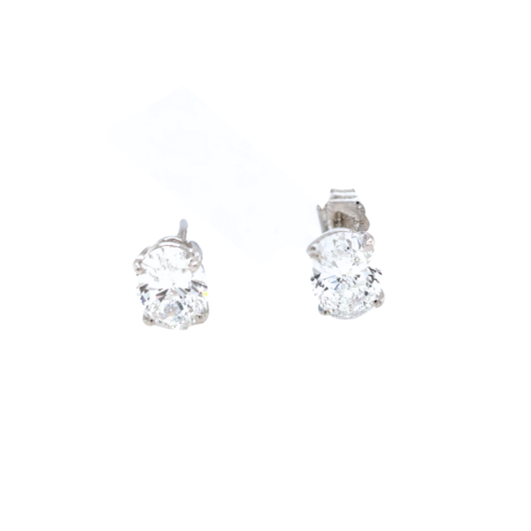 14kt White Gold 2.00 TDW Lab Grown Diamond Earrings