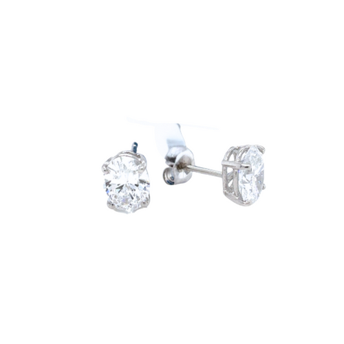 14kt White Gold 2.00 TDW Lab Grown Diamond Earrings