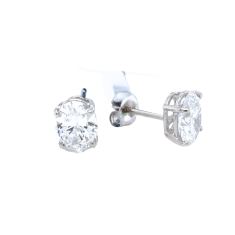 14kt White Gold 2.00 tdw Lab Grown Diamond Earrings