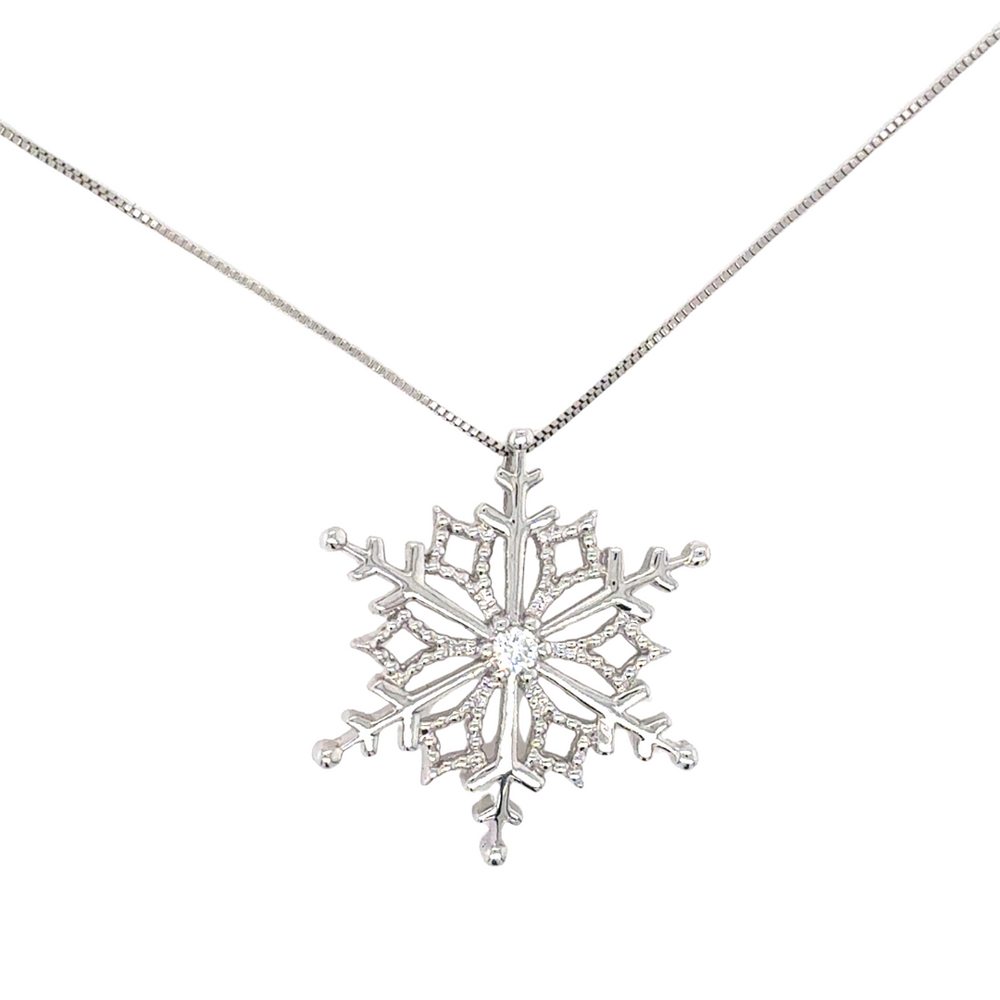 10kt White Gold .05ct Canadian Diamond Pendant