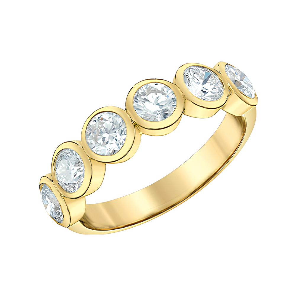 14kt Yellow Gold Lab Grown Diamond Band