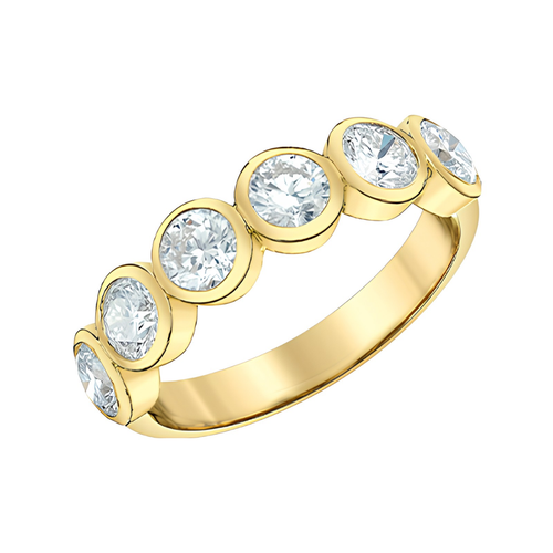 14kt Yellow Gold Lab Grown Diamond Band