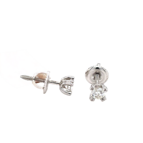 14kt White Gold .40ct Canadian Diamond Stud Earring