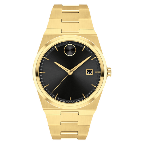 Movado Bold Quest Gold Stainless Steel Watch 3601223
